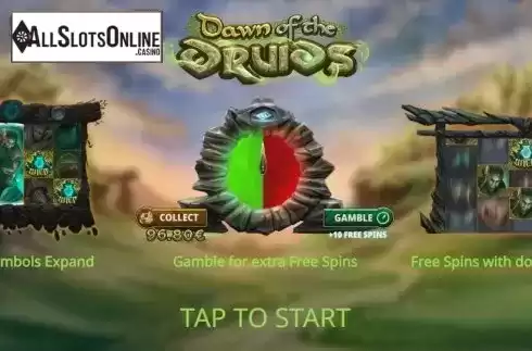 Start Screen. Dawn of the Druids from Ganapati
