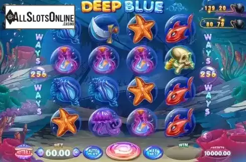 Reel Screen. Deep Blue Jackbomb from Felix Gaming