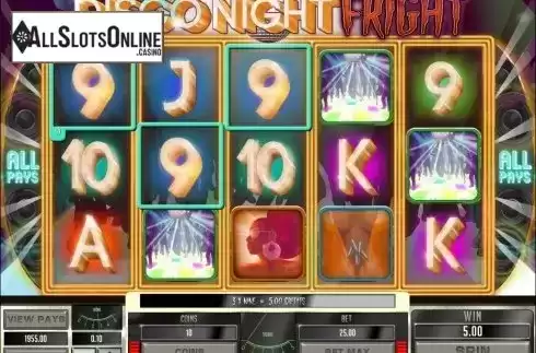 Screen7. Disco Night Fright from Microgaming