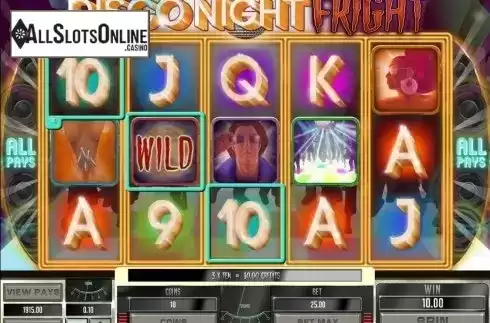 Screen8. Disco Night Fright from Microgaming