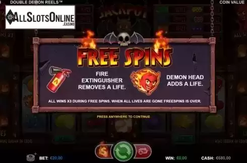 Free Spins 1. Double Demon Reels from Betsson Group
