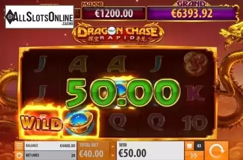 Win Screen 2. Dragon Chase Rapid from Quickspin