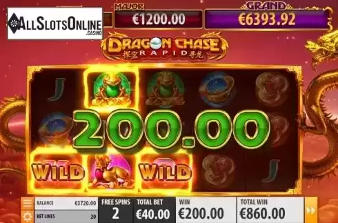 Free Spins 3. Dragon Chase Rapid from Quickspin