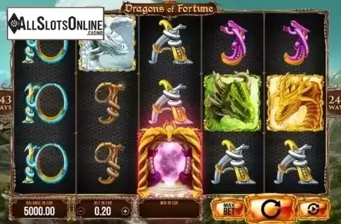 Reel Screen. Dragons of Fortune from SYNOT