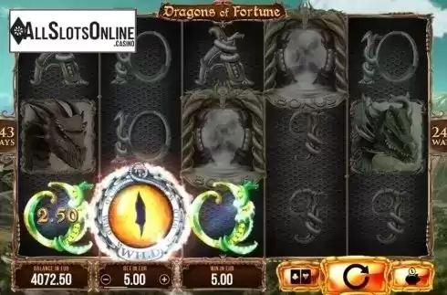 Win Screen. Dragons of Fortune from SYNOT
