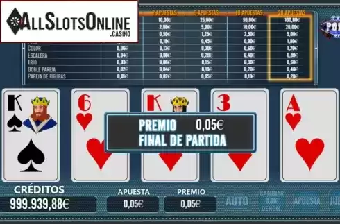 Win Screen 1. Draw Poker (R. Franco) from R. Franco