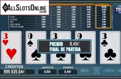 Win Screen. Draw Poker (R. Franco) from R. Franco