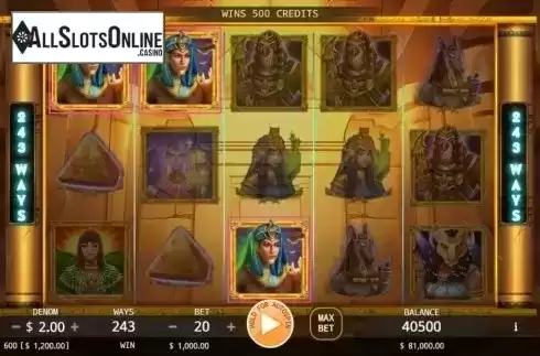 Win Screen 2. Egyptian Mythology from KA Gaming