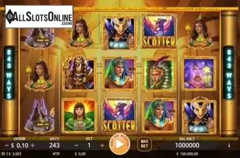 Reel Screen. Egyptian Mythology from KA Gaming