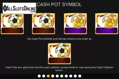 Features. Football Cash Pots from Inspired Gaming