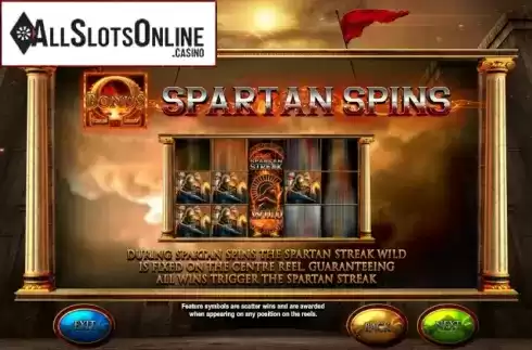 Screen4. Fortunes of Sparta from Blueprint