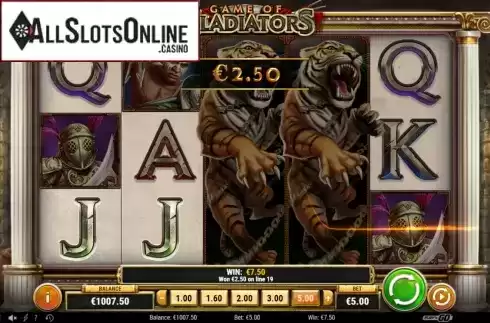Feature 1 Win. Game of Gladiators from Play'n Go
