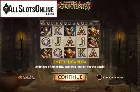 Intro 1. Game of Gladiators from Play'n Go