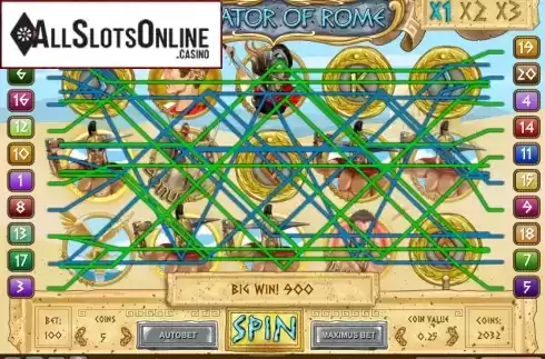 Screen5. Gladiator of Rome from 1X2gaming