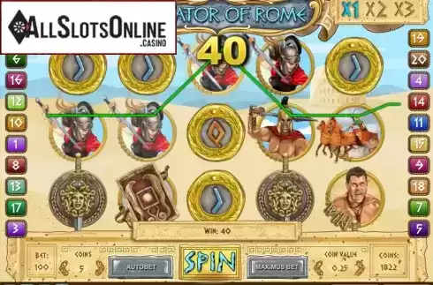 Screen6. Gladiator of Rome from 1X2gaming