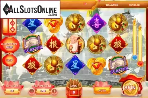 Reel Screen. God of Fortune (Triple Profits Games) from Triple Profits Games