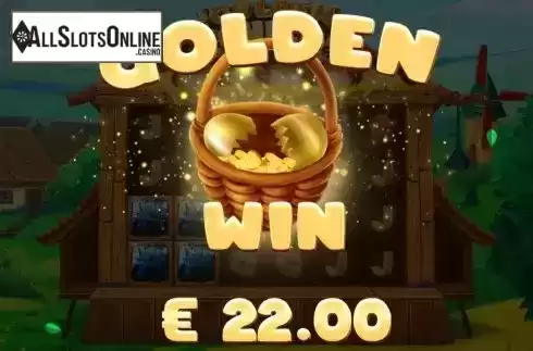 Golden Win screen
