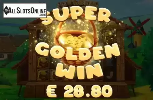 Super Golden Win screen