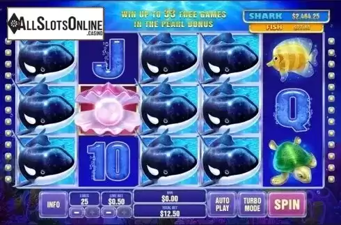 Reel screen. Great Blue Jackpot (Playtech) from Playtech
