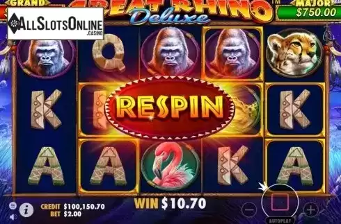 Free Spins 3. Great Rhino Deluxe from Pragmatic Play