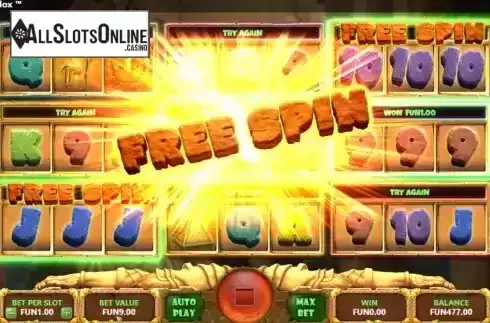 Free Spin screen