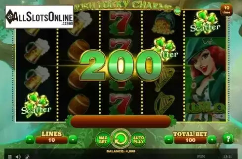 Win Screen 1. Irish Lucky Charms from Spinomenal