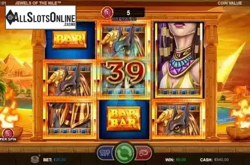 Win screen 2. Reel Royalty: Jewels of the Nile from Slot Factory