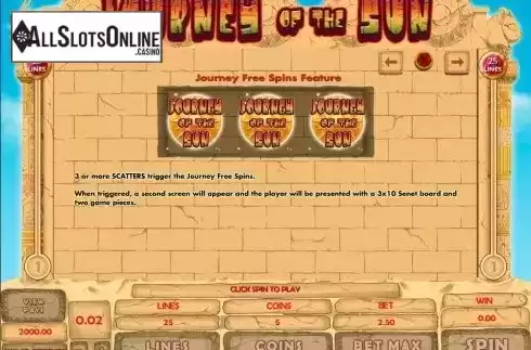Screen5. Journey Of The Sun from Microgaming