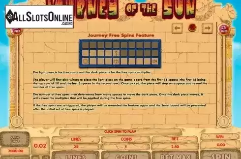 Screen6. Journey Of The Sun from Microgaming