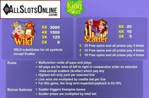 Screen2. King of slots (Cozy) from Cozy