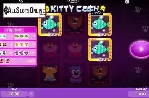 Game workflow 2. Kitty Cash Scratch from 1X2gaming
