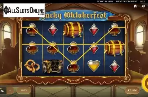 Win Screen. Lucky Oktoberfest from Red Tiger