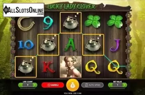 Win Screen 2. Lucky Lady's Clover from BGAMING