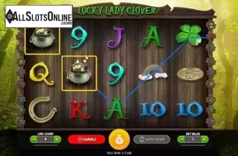 Win Screen 3. Lucky Lady's Clover from BGAMING