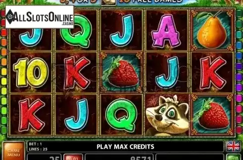 Screen2. Lucky Racoon'S Luck from Casino Technology