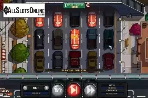 Win Screen 2. Lazy Bones Freeway from Spinmatic