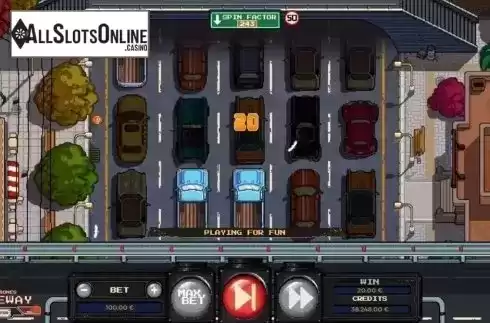 Win Screen 4. Lazy Bones Freeway from Spinmatic