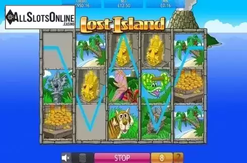 Win screen. Lost Island (Eyecon) from Eyecon