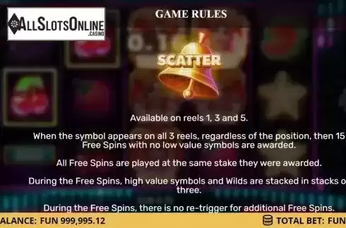 Scatter and FS screen