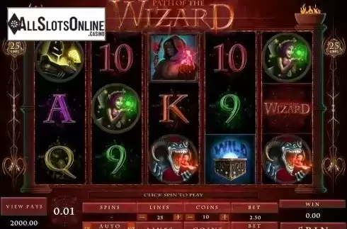Screen8. Path of the Wizard from Microgaming