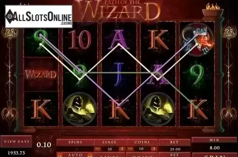 Screen9. Path of the Wizard from Microgaming