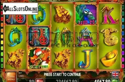 Screen4. Peacock And Dragon from Casino Technology