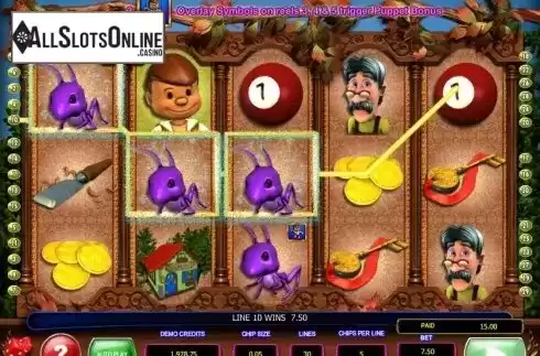 Win. Pinocchio's Fortune from 2by2 Gaming