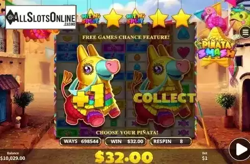 Additional Free Spins Screen 2