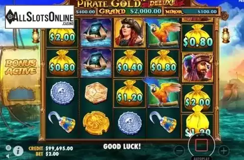 Bonus Symbols. Pirate Gold Deluxe from Pragmatic Play