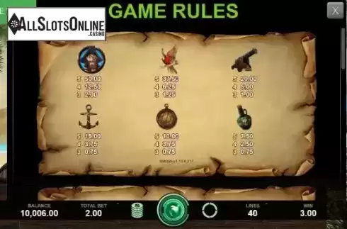 Max Win. Pirates of Fortune from Caleta Gaming