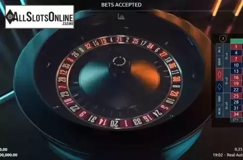 Game Screen 4. Real Auto Roulette from Real Dealer Studios