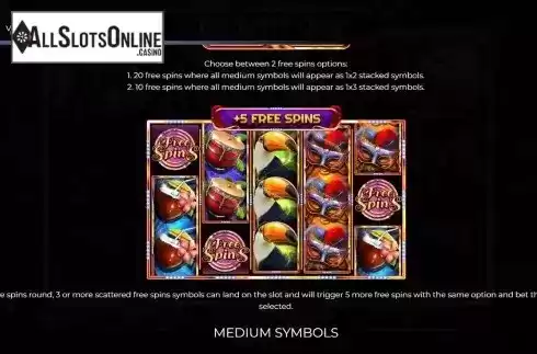 Free Spins screen 2