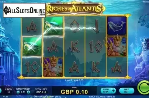 Win Screen 1. Riches of Atlantis (Markor Technology) from Markor Technology
