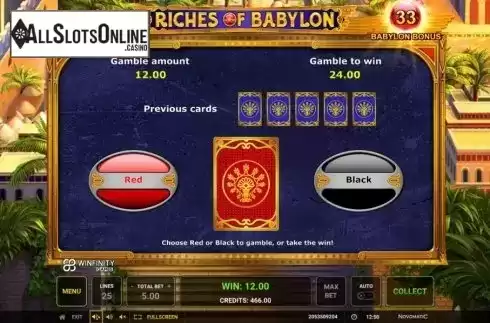 Gamble. Riches of Babylon from Greentube